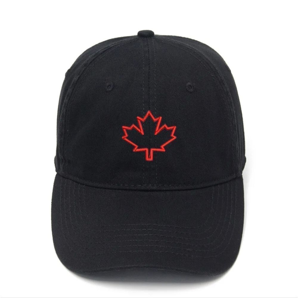 Maple Leaf Elegance: Velcro Hat for Canadian Fashion Enthusiasts